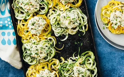 Healthy Recipe: Spiralized Zucchini & Summer Squash Casserole
